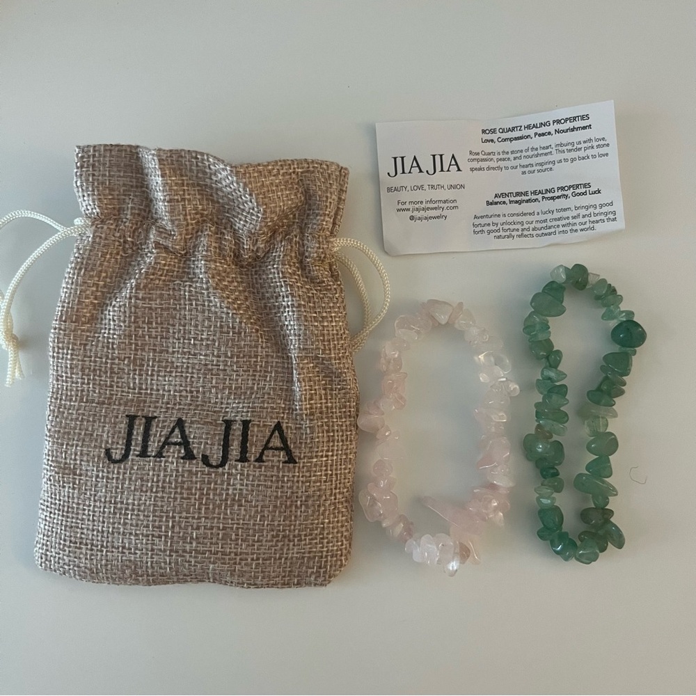 JiaJia healing crystal quartz bracelet